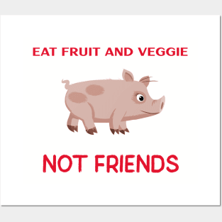 Eat Fruit And veggie Posters and Art